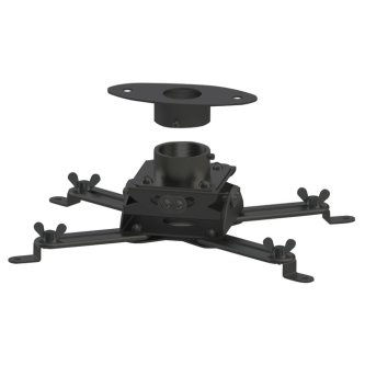 Video Mount Products BLK FINISH LOW PROFILE NO MASTPROJ MNT